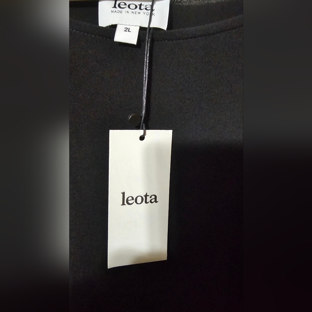 Leota Black Dress with Bell Sleeves - Picture 2 of 2